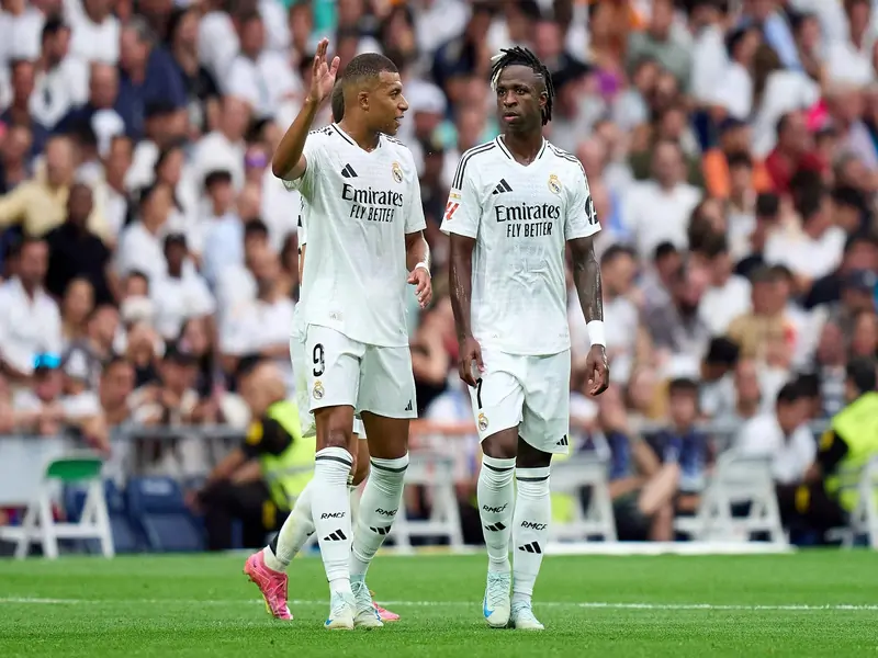 Vini Jr e Mbappé no Real Madrid - Reprodução: Yandex